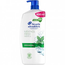 Sampon anti-matreata Head&Shoulders Menthol Fresh, pentru toate tipurile de par, 800 ml
